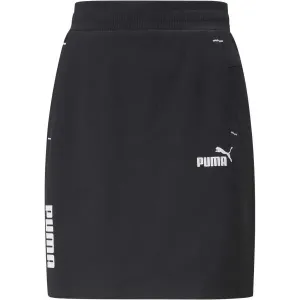 Puma POWE COLORBLOCK SKIRT Dámska sukňa, čierna, veľkosť S