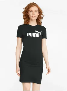 Black Women's Dress with Puma Print - Women