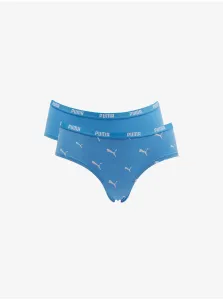 Set of two women's panties in blue Puma Cat Logo - Women #7997100