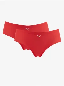 Set of two women seamless panties in red Puma - Ladies #8113304