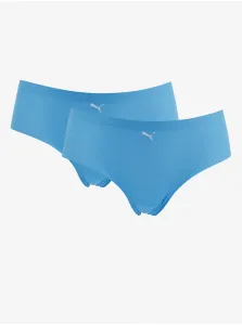 Set of two women seamless panties in blue Puma - Ladies #8113309