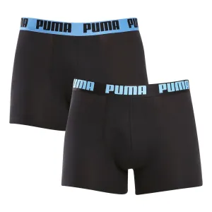 Puma BASIC BOXER 2P Pánske boxerky, čierna, veľkosť #8482253