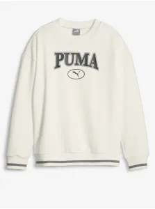 Cream Girls' Sweatshirt Puma Squad Crew - Girls #7505873