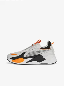 Orange and White Mens Sneakers Puma RS-X Geek - Men