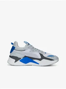 Blue and White Mens Sneakers Puma RS-X Geek - Men #4551477