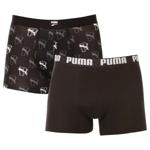 Puma MEN AOP BOXER 2P Pánske boxerky, čierna, veľkosť #6312921
