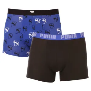 Puma MEN AOP BOXER 2P Pánske boxerky, modrá, veľkosť #6317992