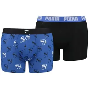 Puma MEN AOP BOXER 2P Pánske boxerky, modrá, veľkosť #6318268