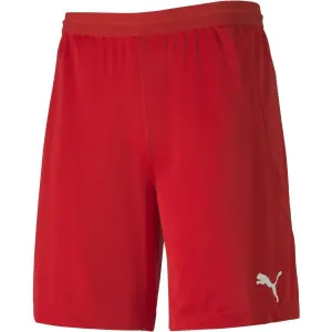 Puma TEAM FINAL 21 KNIT SHORTS Pánske šortky, červená, veľkosť #6654317