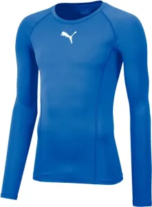 Puma LIGA BASELAYER TEE LS Pánske funkčné tričko, modrá, veľkosť #2599352