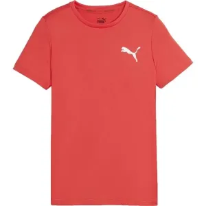 Puma ACTIVE SMALL LOGO TEE Chlapčenské športové tričko, oranžová, veľkosť