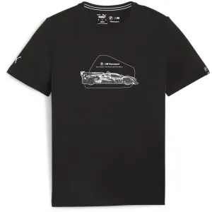 Puma BMW M MOTORSPORT ESSENTIALS TEE Pánske tričko, čierna, veľkosť