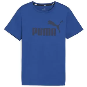 Puma ESS LOGO TEE B Chlapčenské tričko, modrá, veľkosť #9239968