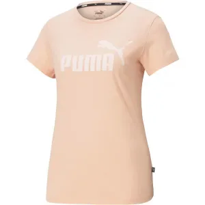 Puma ESS LOGO TEE (S) Dámske tričko, ružová, veľkosť L