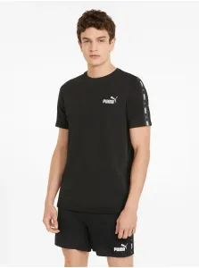 Bavlnené tričko Puma 84738201 čierna farba, s potlačou, 84738201