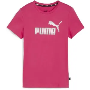 Puma ESSENTIALS LOGO TEE G Dievčenské tričko, ružová, veľkosť #9224241