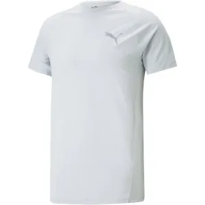 Puma EVOSTRIPE TEE Pánske športové tričko, biela, veľkosť #7197301