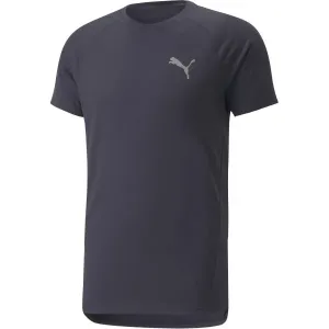 Puma EVOSTRIPE TEE Pánske tričko, tmavo modrá, veľkosť XL