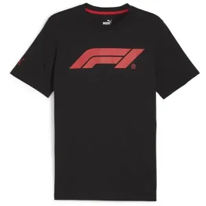 Puma F1 ESSENTIALS LOGO TEE Pánske tričko, čierna, veľkosť #9222901