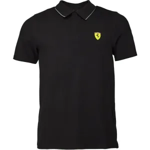 Puma FERRARI RACE POLO Pánske polo tričko, čierna, veľkosť #9223038