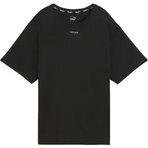 Puma GRAPHIC OVERSIZED PUMA FIT TEE Dámske športové tričko, čierna, veľkosť #9327725
