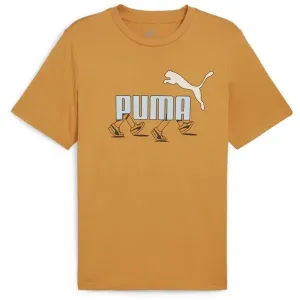 Puma GRAPHIC SNEAKER TEE Pánske tričko, oranžová, veľkosť #9284793