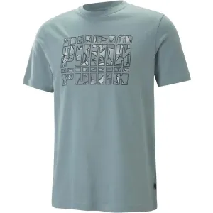 Puma GRAPHICS SUMMER TEE Pánske tričko, sivá, veľkosť #6845573
