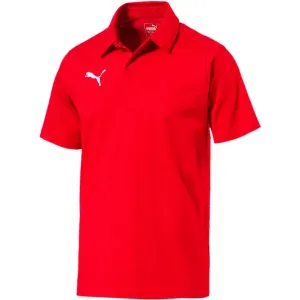 Puma LIGA CASUALS POLO Pánske tričko, červená, veľkosť #5671191