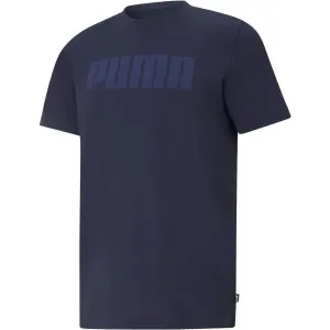 Puma MODERN BASIC TEE Pánske tričko, tmavo modrá, veľkosť S