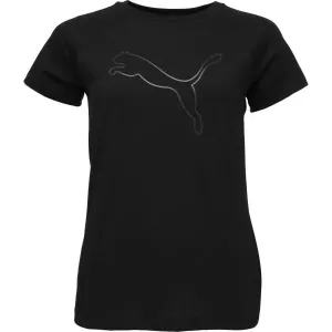 Puma MOTION LOGO Dámske tričko, čierna, veľkosť #8180845