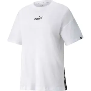 Puma POWER LONGATED TEE Dámske tričko, biela, veľkosť L