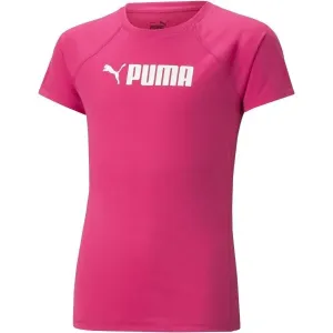 Puma PUMA FIT TEE G Dievčenské tričko, ružová, veľkosť #6313598