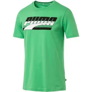 Puma REBEL BASIC TEE Pánske tričko, zelená, veľkosť S