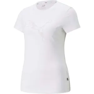 Puma SUMMER GRAPHIC TEE Dámske športové tričko, biela, veľkosť #450731