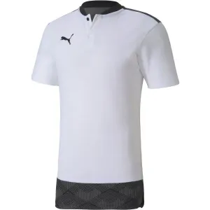 Puma TEAM FINAL 21 CASUALS POLO Unisex tričko, biela, veľkosť #5151553