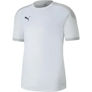 Puma TEAM FINAL 21 TRAINING JERSEY Pánske športové tričko, biela, veľkosť #5149780