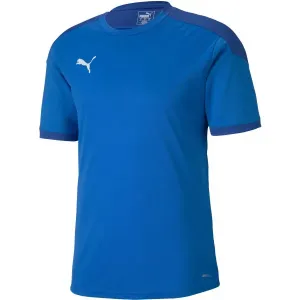 Puma TEAM FINAL 21 TRAINING JERSEY Pánske tričko, modrá, veľkosť #5150303