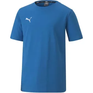 Puma TEAM GOAL 23 CASUALS TEE JR Chlapčenské futbalové tričko, modrá, veľkosť #6644500