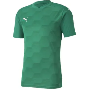 Puma TEAMFINAL 21 GRAPHIC JERSEY Pánske športové tričko, zelená, veľkosť