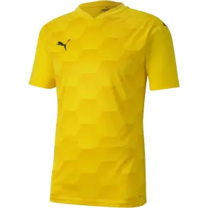 Puma TEAMFINAL 21 GRAPHIC JERSEY Pánske športové tričko, žltá, veľkosť #5362805