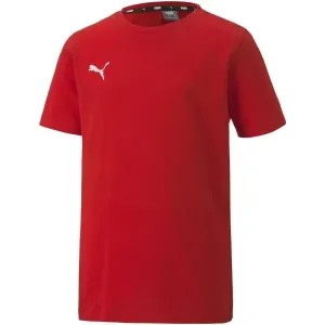 Puma TEAMGOAL 23 CASUALS TEE JR Chlapčenské tričko, červená, veľkosť