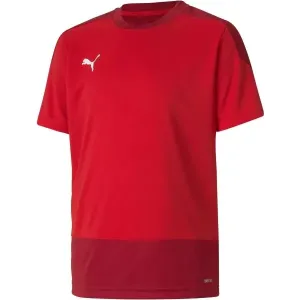 Puma TEAMGOAL 23 TRAINING JERSEY JR Chlapčenské futbalové tričko, červená, veľkosť #5590623