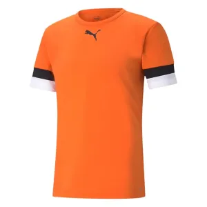 Puma teamRISE Chlapčenské futbalové tričko, oranžová, veľkosť #5149510