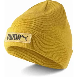 Puma CLASSIC CUFF BEANIE Pánska pletená čiapka, žltá, veľkosť UNI