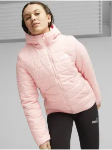 Women's Pink Winter Quilted Jacket Puma Ess Padded - Women #8624364