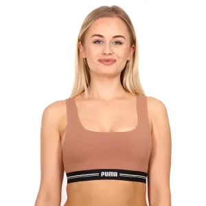 Women's sports bra Puma brown #4210985