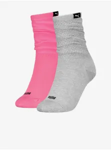 Set of Two Pairs of Puma Slouch Sock Women's Sports Socks - Women