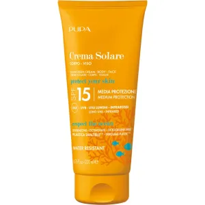 Pupa Sunscreen Cream SPF15 200 ml opaľovací prípravok na telo unisex