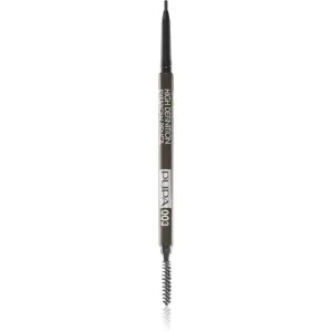 PUPA Milano Automatická ceruzka na obočie s hrebienkom (High Definition Eyebrow Pencil) 0,9 g 003 Dark Brown