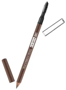 PUPA Milano Vodeodolná ceruzka na obočie (True Eyebrow Pencil Waterproof) 1,08 g 004 Extra Dark